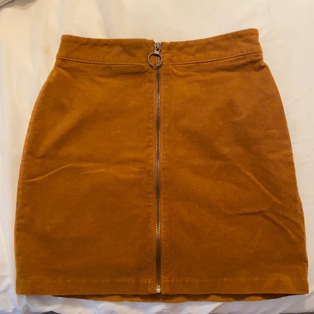 Suede Skirt